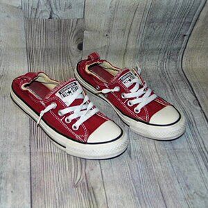 CONVERSE Chuck Taylor All Star Shoreline Brick Red Sneakers Womens Size 6